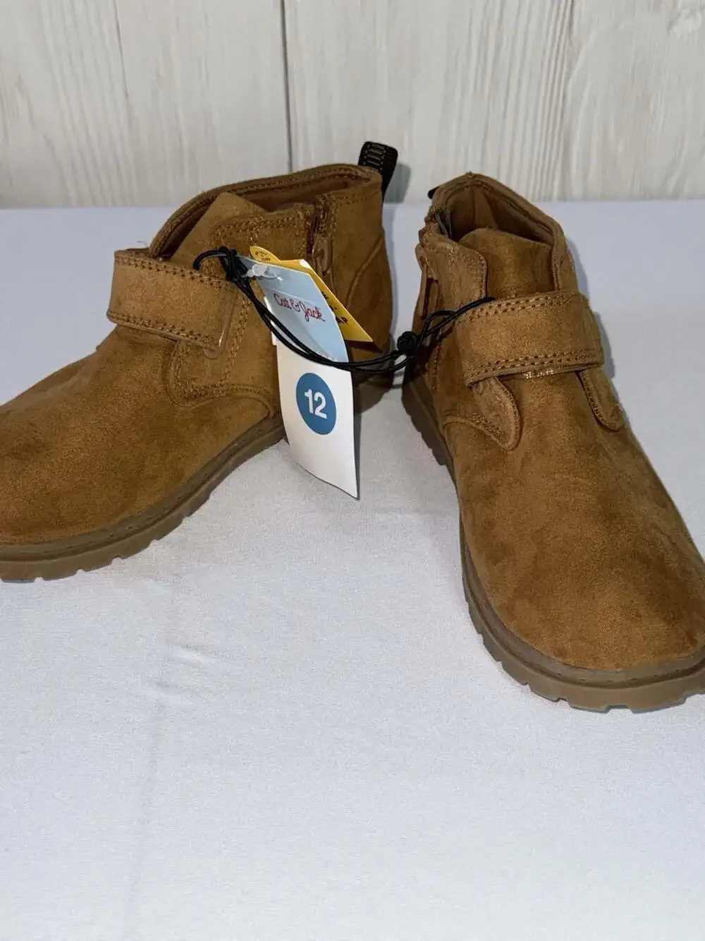 Cat & Jack Toddler Boys' Magnus Cognac Lug Sole Ankle Boots